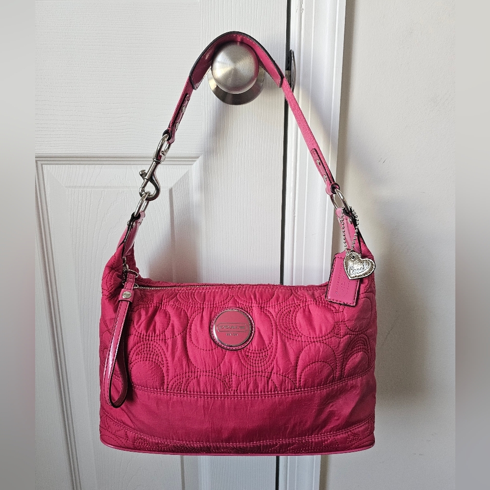 Coach Signature "C" Puffed Nylon Bag